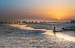 Il sunset beach avvolge le spiagge di Hawana - Viaggio in Oman