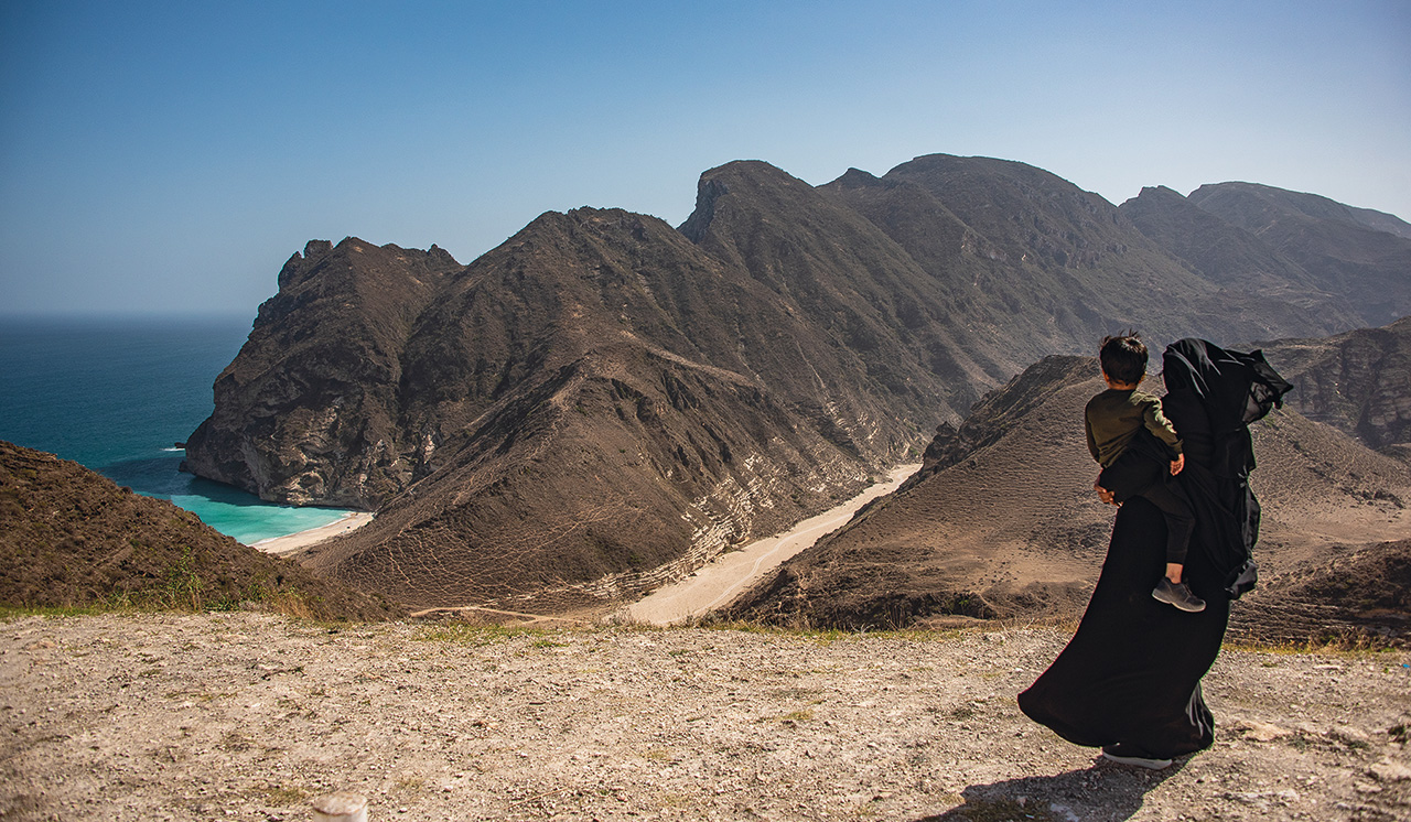 Nella zona di Fazayah il panorama è di bellezza mozzafiato - Viaggio in Oman