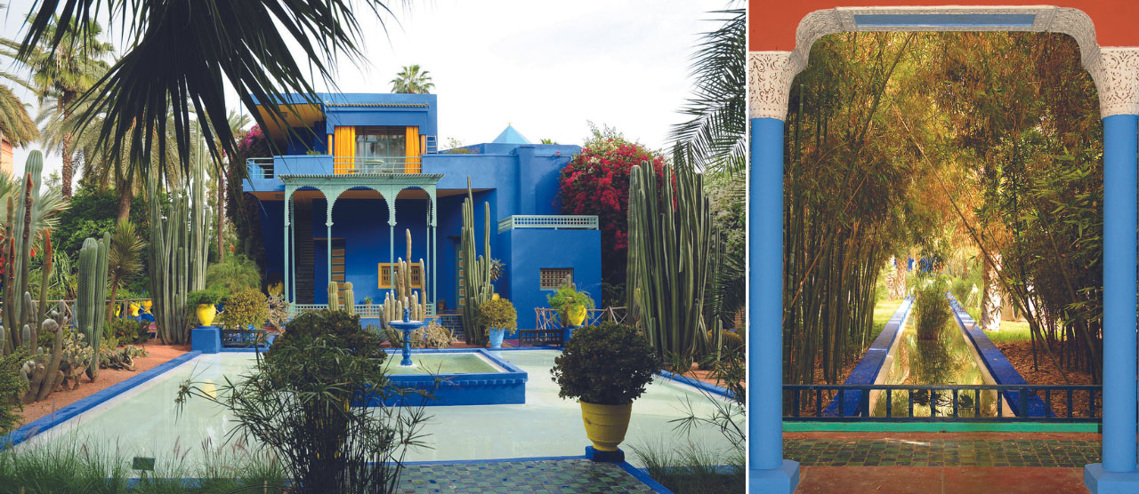 Marocco - I Jardin Majorelle sono un paradiso in terra concepito dal couturier Yves Saint-Laurent e da Pierre Bergé