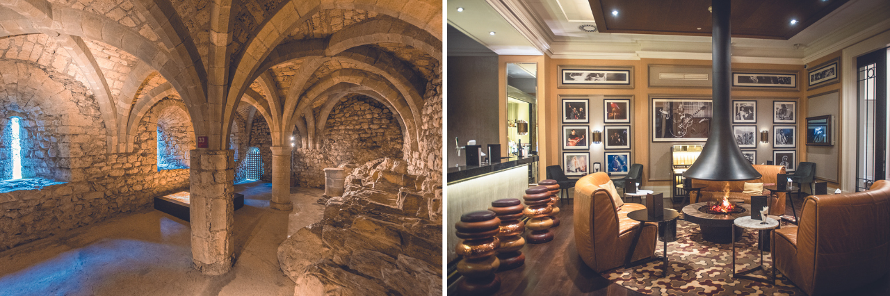 I sotterranei del castello di Chillon e Il Montreux Jazz Café