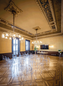 Luca Rollino - La sala Carlina nella sede di via Maria Vittoria 18