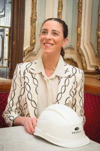 Marta Minniti durante l'intervista