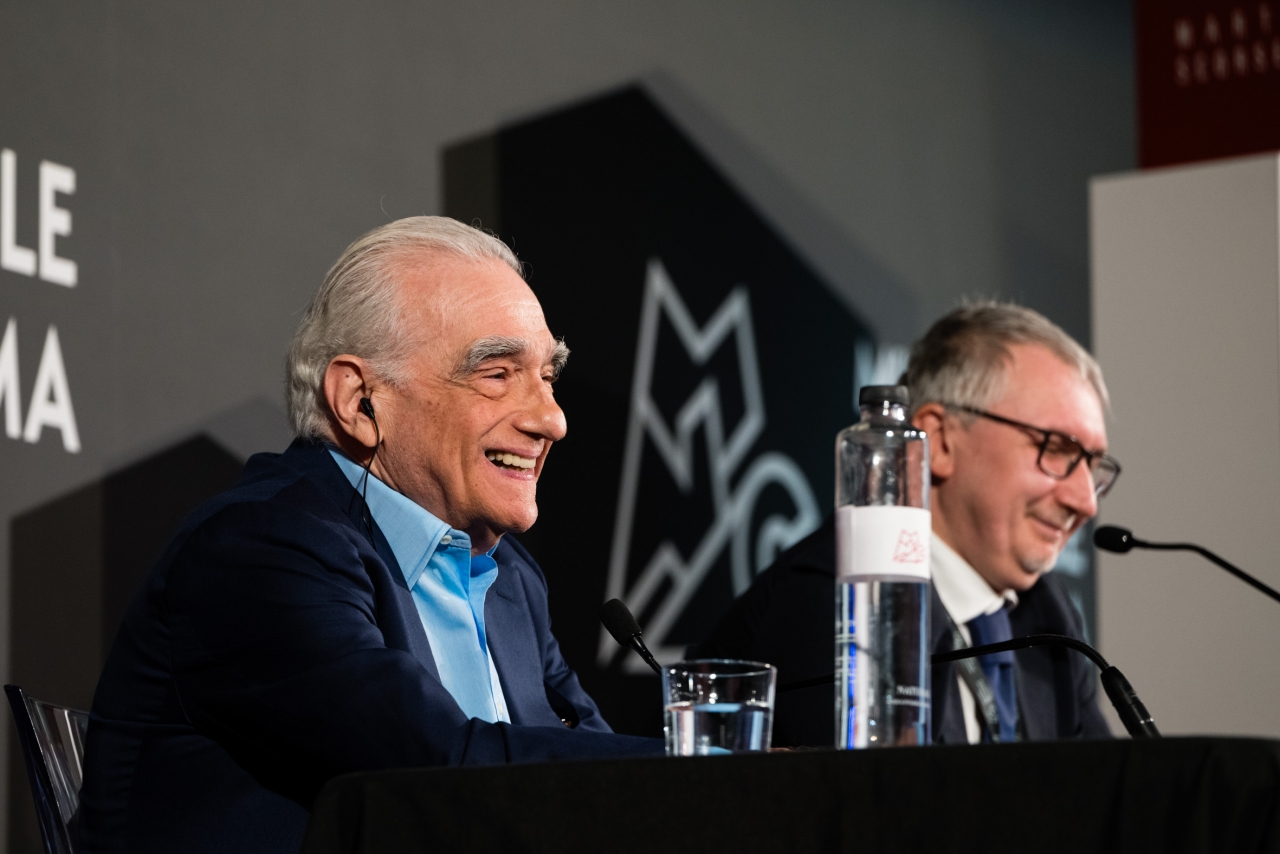 Martin Scorsese durante l'intervista