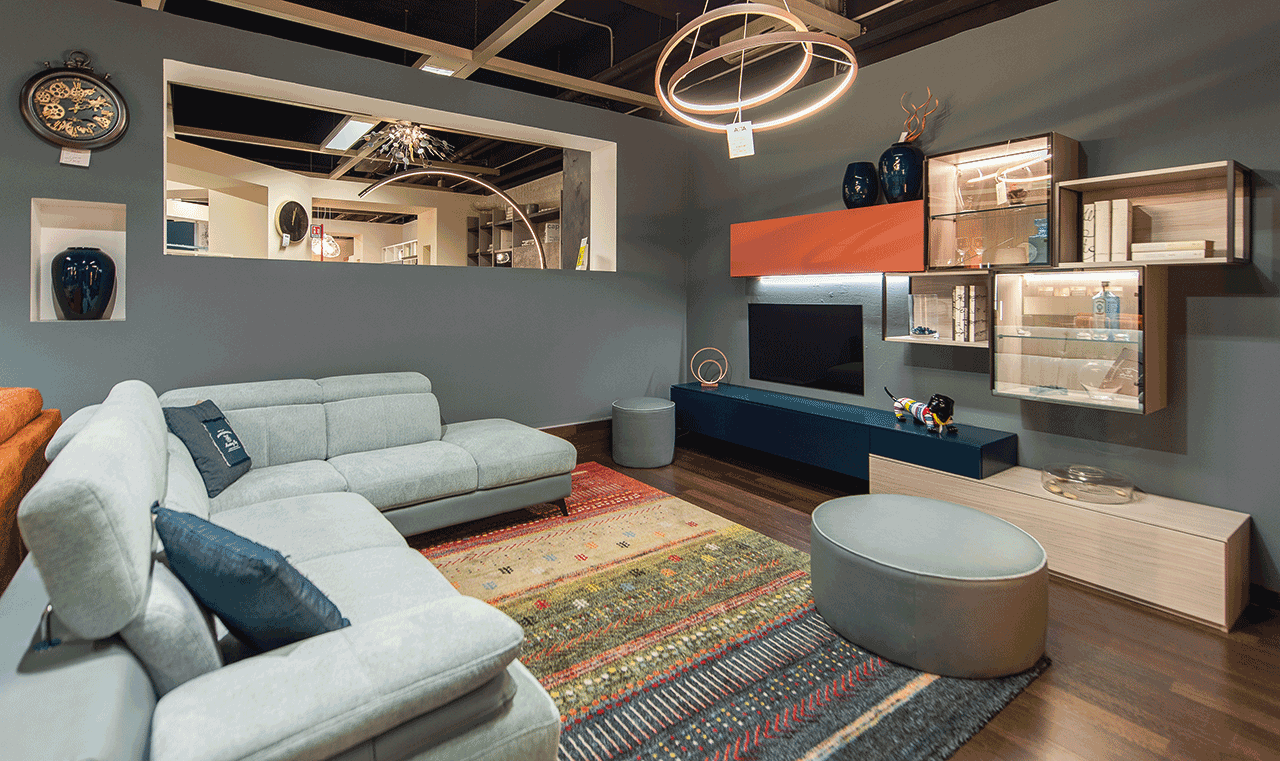 Asta del Mobile - Ambientazione realizzata presso lo showroom di Torino in via Casteldelfino