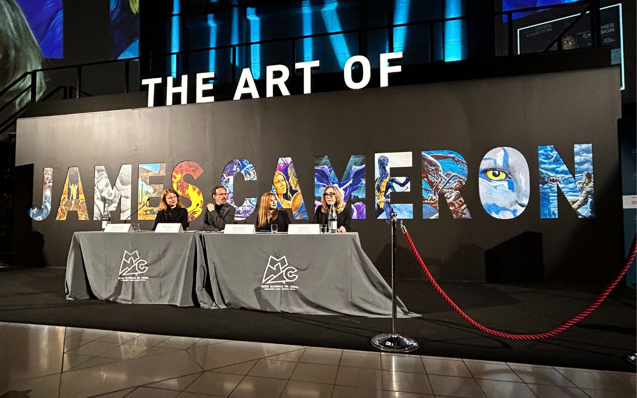 La conferenza stampa per la preview di The Art of James Cameron