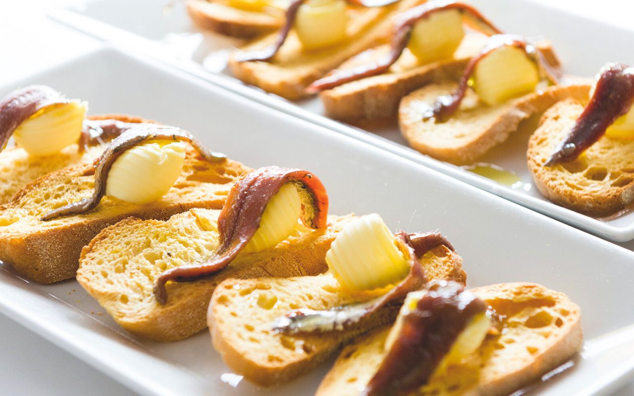 Al Cacimperio - Crostini burro-acciuga