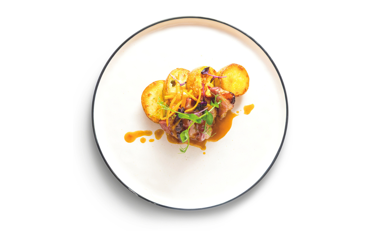 Taverna dell’Oca - Petto d’oca con demi-glace all’arancia