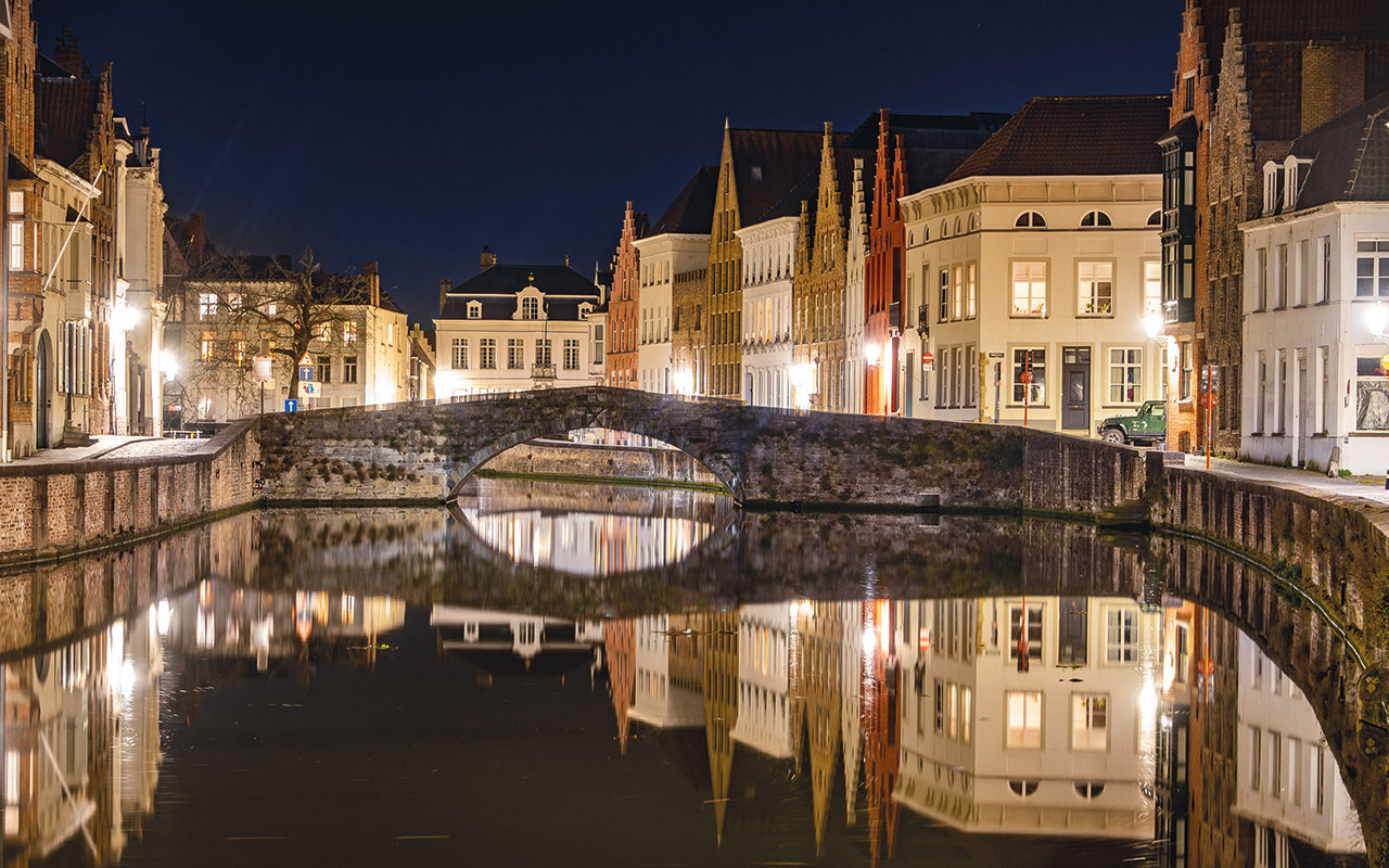 Viaggio alle Fiandre - Bruges di notte