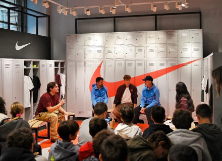 Sinner al Nike Store di Torino
