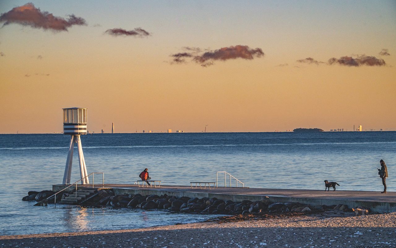 Copenaghen - Prospettiva sullo stretto dell’Øresund, che separa l’isola di Selandia dalla Scania