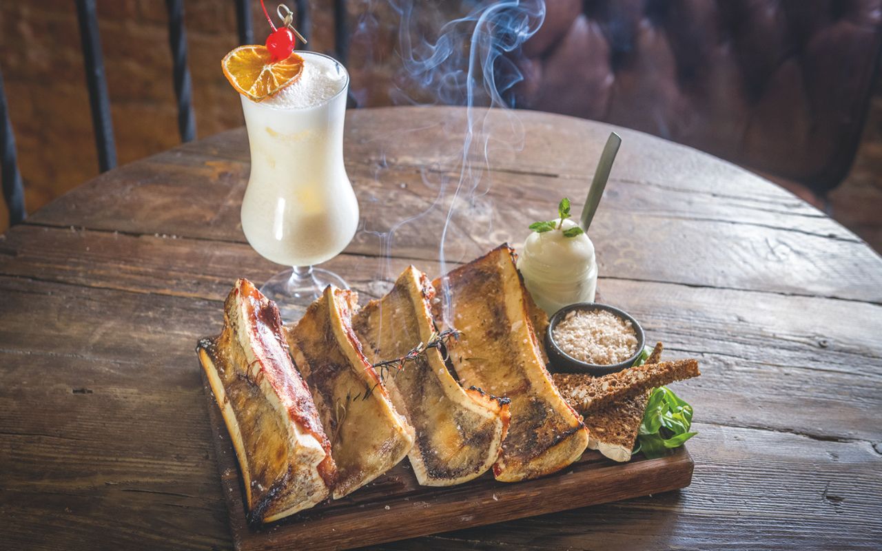 Fuego y Brasa - Midollo alla brace con sorbetto al limone di Sicilia