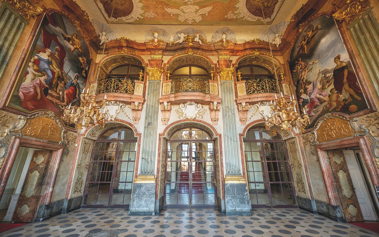 Viaggio Poznań + Breslavia - Il grande salone delle feste è il cuore suggestivo del castello