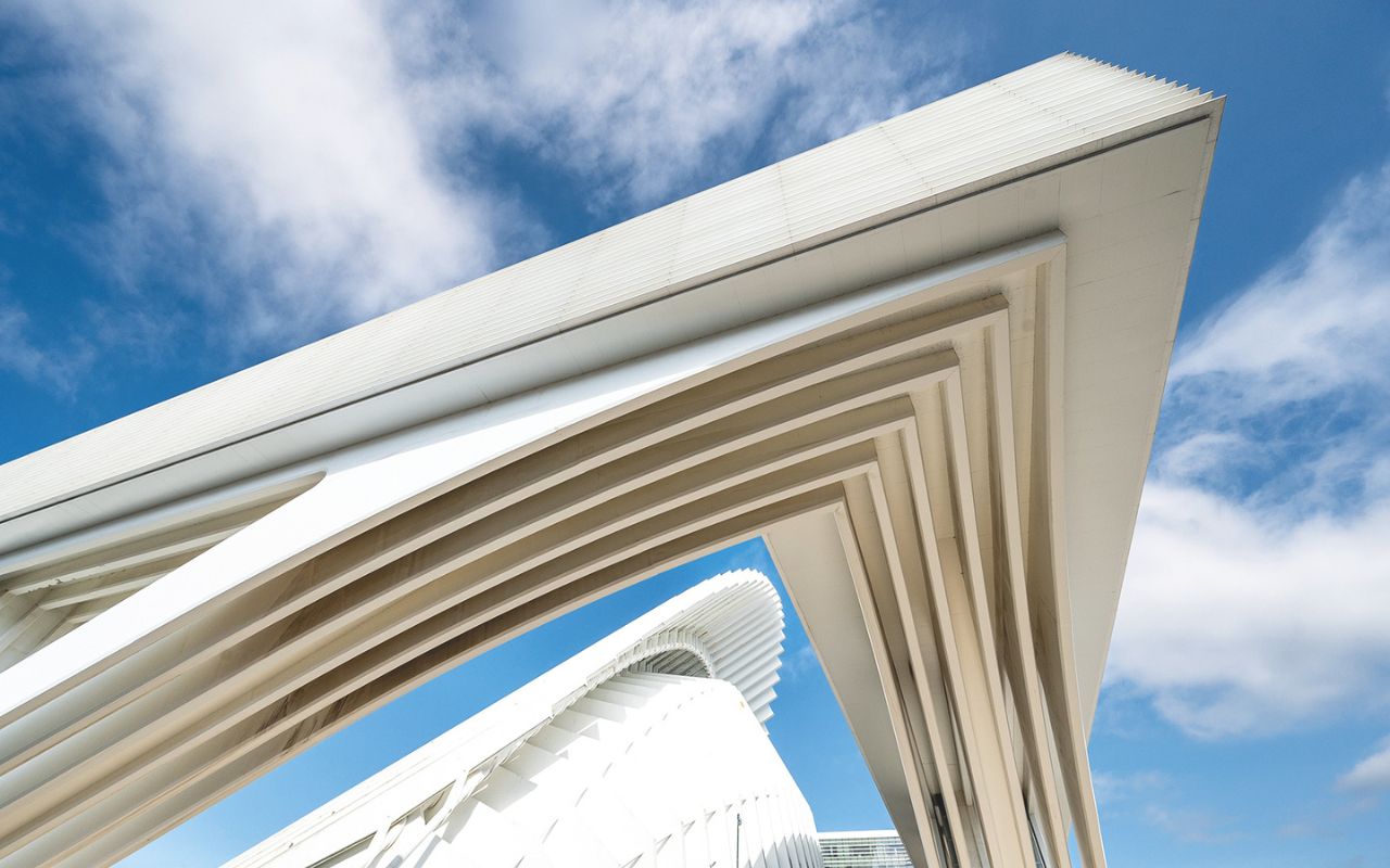 Asturie - Il Palacio de Congresos di Santiago Calatrava
