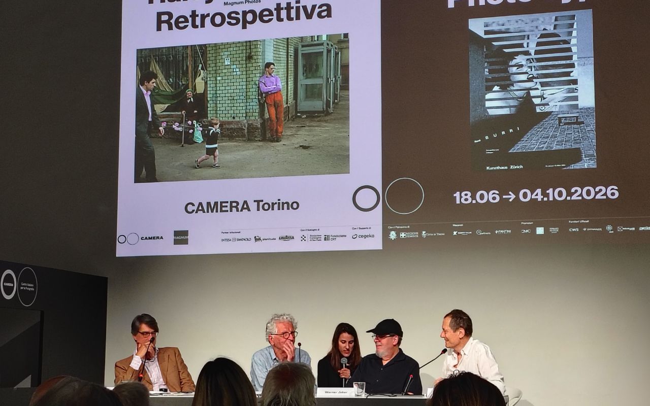 Harry Gruyaert e Werner Jeker da Camera Torino - Durante la conferenza