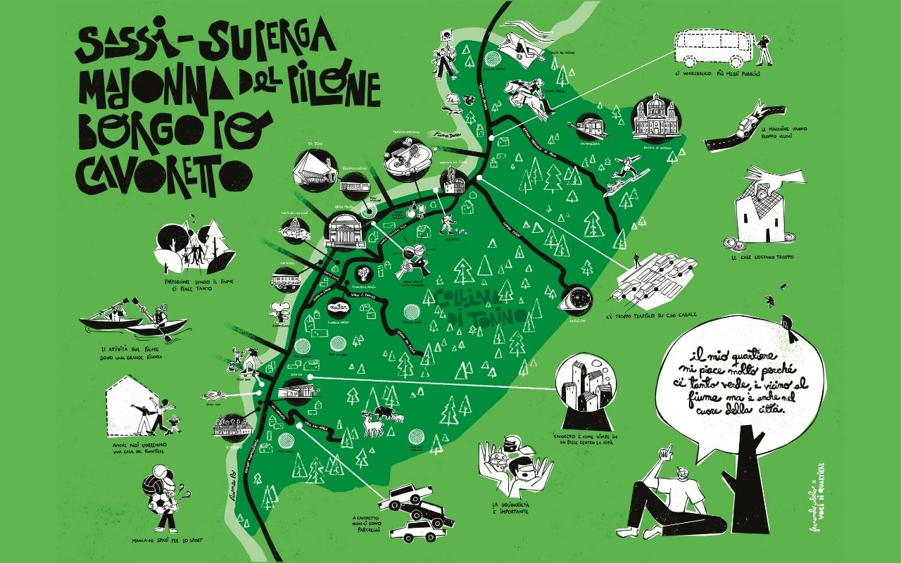 Il nuovo Piano Regolatore Generale di Torino le mappe - Cavoretto, Collina©Cobelo