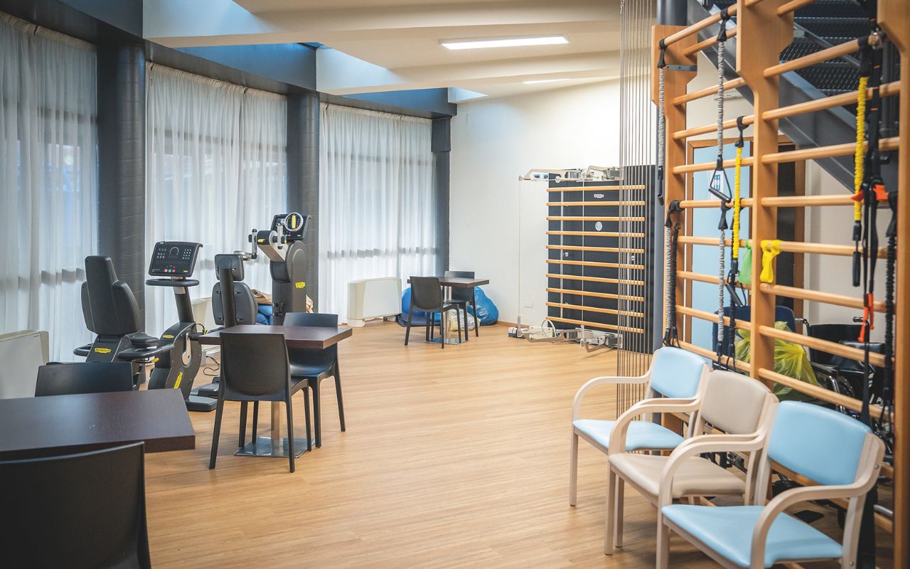 Sanitalia Medical Care - Zona attrezzata per la fisioterapia