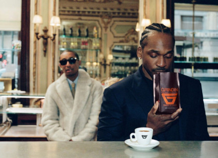 Grindin Coffee Pharrell Williams e Pusha T a Torino per Lavazza © Grindin