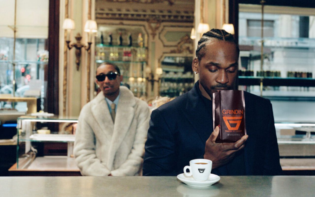 Grindin Coffee Pharrell Williams e Pusha T a Torino per Lavazza © Grindin